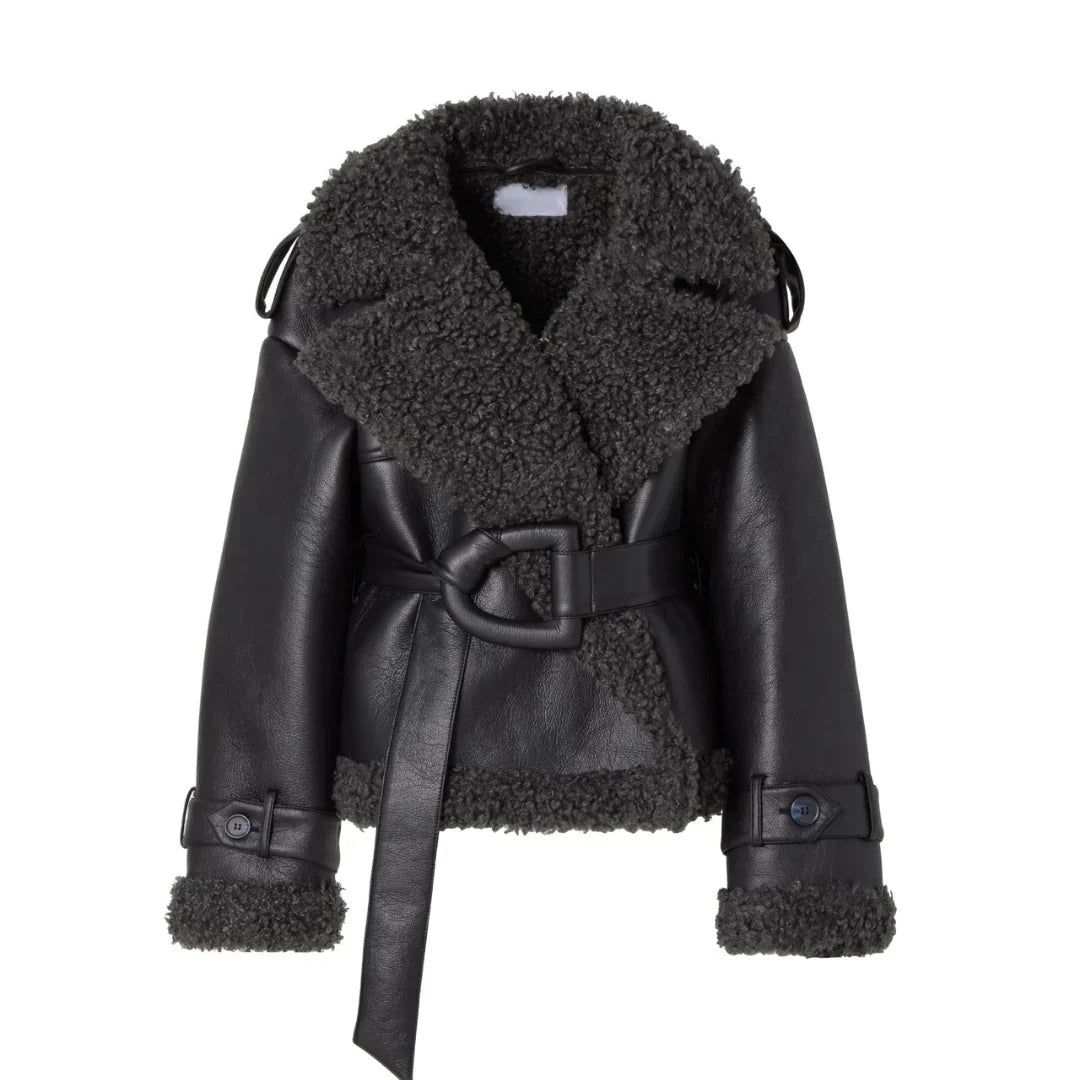 Adeline™ | Belted Fur Coat