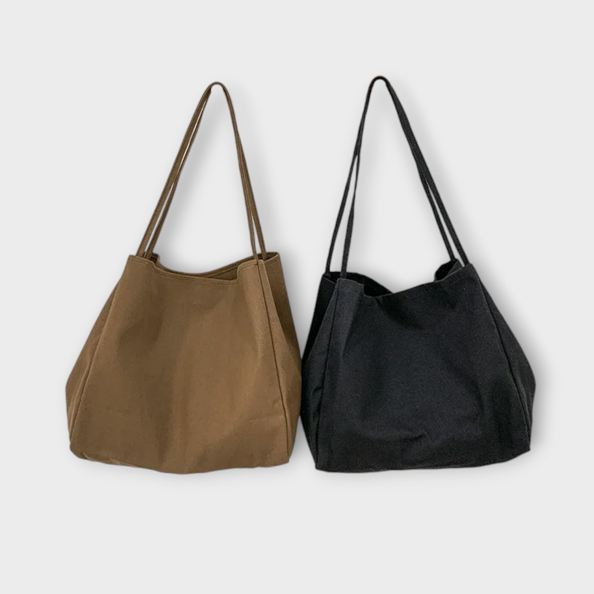 Zara - High-Quality Large Canvas Shopper Bag