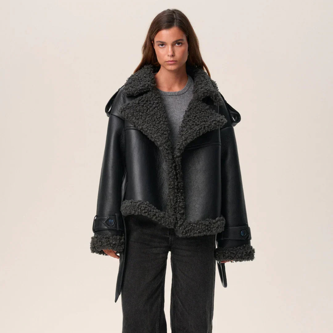 Adeline™ | Belted Fur Coat